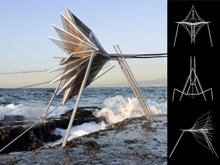 Illustration for article titled These Eerie Kinetic Sculptures by the Sea Would Also Make Electricity